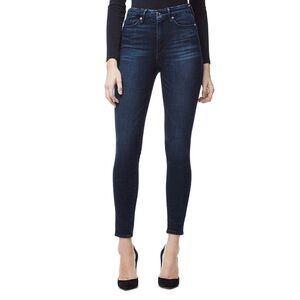 Good America Good Waist High Rise Ankle Skinny Jeans in Blue size 22 Stretch